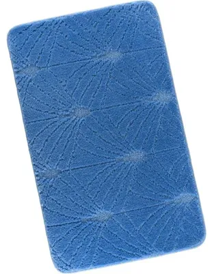 Image de Tapis de salle de bain 60x100cm Chrpa bleu