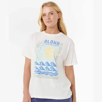 Produktbild von Rip Curl T-Shirt Aloha Hotel Relaxed BONE, Größe L
