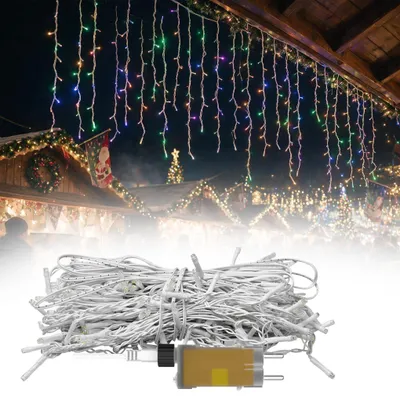 Obrázek produktu pro LED girlanda, vnitřní použití, 1200 LED diod, délka 30 metrů, dekorativní světelná řetězec, 8 režimů, s napájecím zdrojem, vhodná pro Halloween, Vánoce, svatby, oslavy, RGB