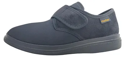 Immagine prodotto di Scarpe Fischer, marca specializzata in calzature ortopediche. Scarpe da casa da donna, colore nero, modello casual