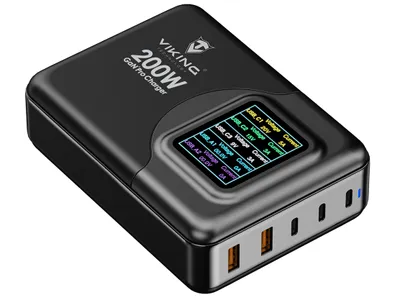 Zdjęcie produktu dla Viking nabíječka USB GaN 200W PD Pro
