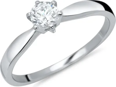 Produktbild von Solitärring 925er Silber mit Zirkonia SR0121
