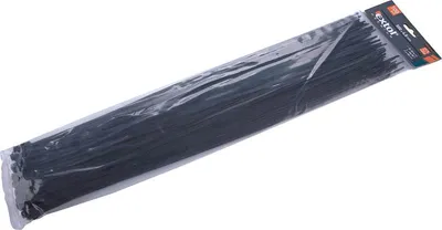 Obrázek produktu pro Pásky na vodiče černé, 500x4,8mm, 100ks, NYLON EXTOL-PREMIUM
