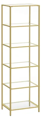 Immagine prodotto di Scaffale - Leobert - Oro - 30 X 40 X 177,3 Cm