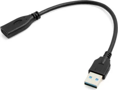 Produktbild von System-S USB Kabel Typ A 3.0 auf USB 3.1 Typ C 20cm