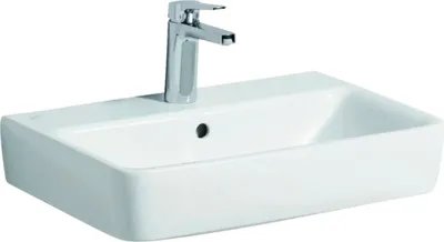 Produktbild von GEBERIT Waschtisch Renova Compact 55 cm weiß mit KeraTect® Spezialglasur 226155600