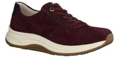 Produktbild von Ganter Hig. Fly. Da 2018225399 Damen Halbschuh, Leder, Aubergin, sensitiv - Damenschuhe Bequeme Schnürschuhe, Rot, leder (casualvelour)