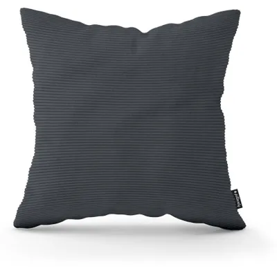 Produktbild von Zierkissen Cord Grafitstein 45 × 45 cm