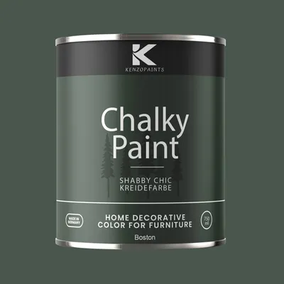 Produktbild von Kenzopaints Chalky Paint Kreidefarbe Möbelfarbe Möbellack 1Kg / 750ml - Boston