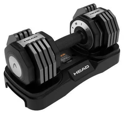 Image de Support réglable, 10 kg - Métal - Noir - Pour entraînement de musculation à domicile