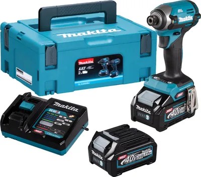 Image de Makita TD003GA202 Visseuse à choc sans fil XGT 40 V / 2x 2,0 Ah batterie & chargeur en Makpac