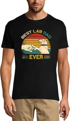Produktbild von Herren Grafik T-Shirt Bester Labrador-Papa aller Zeiten - Labradorhund – Best Lab Dad Ever - Labrador Dog – Öko-Verantwortlich Vintage Jahrgang