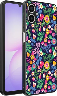 Produktbild von Geeignet für Samsung Galaxy A07 Telefon Fall mit Blumendruck - TPU zurück Abdeckung Fall Blumendesign - Smartphonica