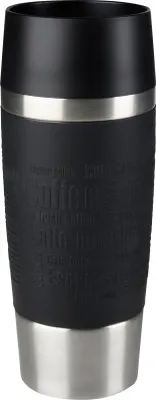 Image de emsa Gobelet isolant TRAVEL MUG, 0,36 L., manchette noire