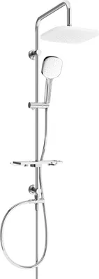 Image de Ensemble de douche T33 chrome / blanc (798333393-02)