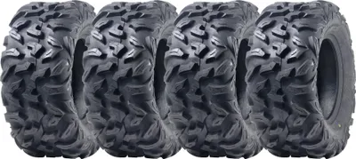 Obrázek produktu pro 25x10.00R12 Pneumatiky pro čtyřkolky 255/65R12 OBOR Vulture 6ply Road Legal 67J 307kg (sada 4 kusů)