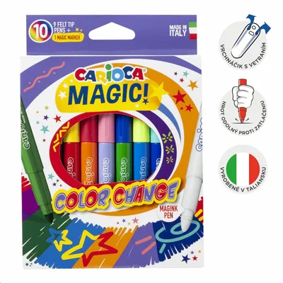 Produktbild von Carioca ColorChange, Extradick, Mehrfarbig, Rundspitze, 6 mm, Rund, Italien