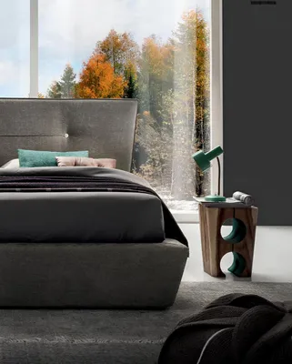 Produktbild von Designer Bett Schlafzimmer Betten Textil Leder Hotel Luxus Polster Samt Stoff