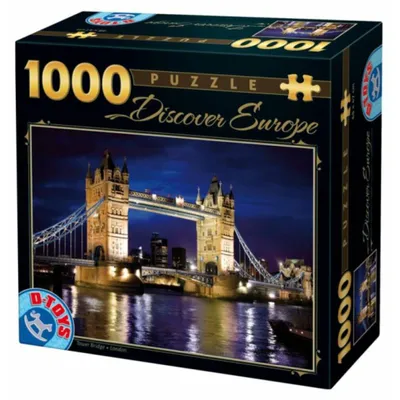 Produktbild von D-TOYS Puzzle Tower Bridge, London 1000 Teile
