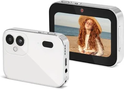 Immagine prodotto di Fotocamera compatta digitale 4K con autofocus, 64 MP, zoom 16x, touchscreen, autoscatto e lettore di musica e video per bambini e ragazzi