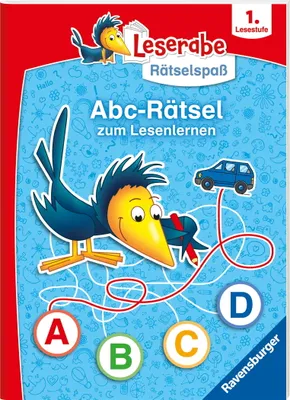 Image de Ravensburger Buch Quiz und Rätsel Leserabe Rätselspaß AbcRätsel zum Lesenlernen (1. Lesestufe) 48883