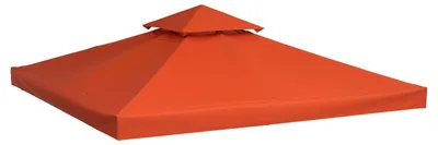Image de Toit de remplacement pour pergola de jardin en métal – Polyester | Couleur : Terre