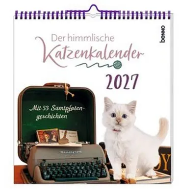 Produktbild von Der himmlische Katzenkalender 2027