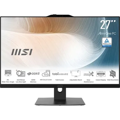 Produktbild von MSI Modern AM272P 1M-855EU, 68,6 cm (27"), Full HD, Intel Core 5, 16 GB, 512 GB, Windows 11 Pro