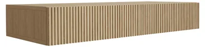 Produktbild von Hängender Schminktisch, Eiche geölt MDF, 100 x 39,6 x 16 cm