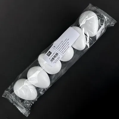 Obrázok produktu pre KNORR prandell 216759521 Sada polystyrénových vajec 6 x 4,5 cm biela