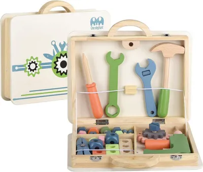 Produktbild von Aga4Kids Holz-Werkzeugkoffer