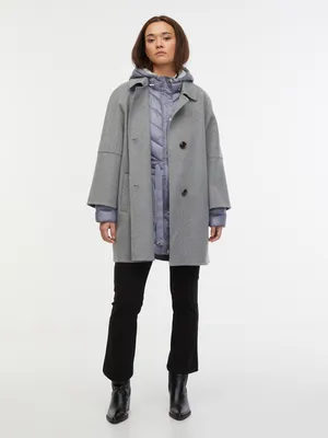 Produktbild von Orsay Grauer Wollmantel für Damen 1000048692000__36