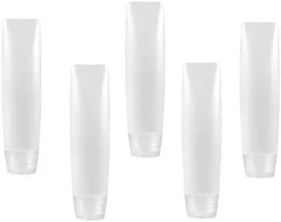 Produktbild von Set aus 5 wiederbefüllbaren Reiseflaschen – transparent – 1 Unze