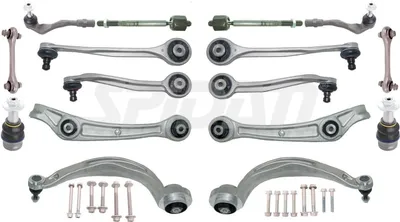 Produktbild von SPIDAN CHASSIS PARTS 59865 Querlenker Reparatursatz für AUDI A4 Avant (8K5, B8) Vorne