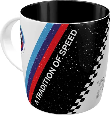 Image de Nostalgic-Art - Tasse à café, thé ou chocolat en céramique 330 ml BMW Motorsport - Tradition Of Speed