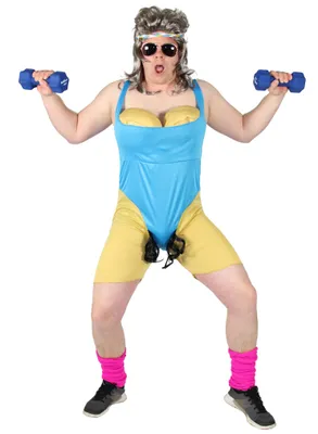 Produktbild von Workout Arobic Kostüm für Herren, Größe:XL