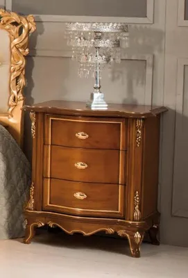 Produktbild von Nachttisch Design Tisch Möbel Nachttische Holz Schlafzimmer Beistelltisch Neu