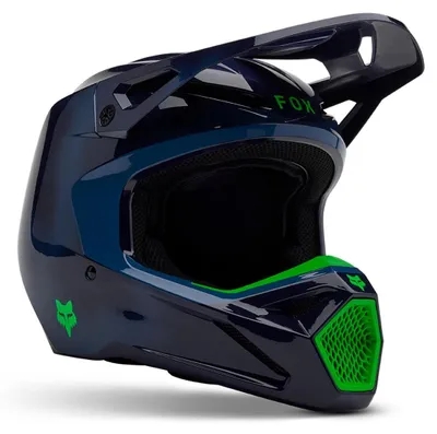 Obrázok produktu pre Mládežnícka motokrosová prilba FOX V1 Taunt MIPS, námornícka modrá, Y/M (51/52)