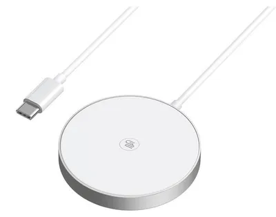 Obrázok produktu pre GoGEN WCHMS03, indukčná nabíjačka Qi2 MagSafe, 15 W, biela