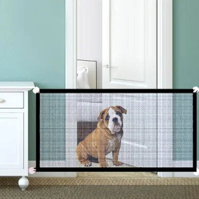 Produktbild von Hundesicherheitstor Pet Safe Mesh Zaun Tragbares Klappbaby Baby Sicherheitstor ueberall installieren 110 * 72CM