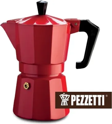 Obrázek produktu pro PEZZETTI Italexpress, Moka konvička, 0,1 l, Hliník, Černá, Hliník, 2 hrnků, 1 kusů