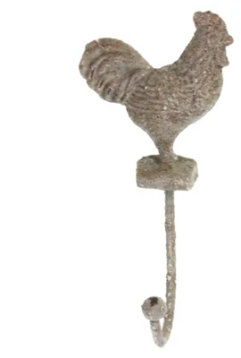 Image de Meander, crochet, Haan, anthracite, métal, 8x7x17 cm