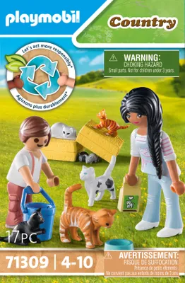 Produktbild von PLAYMOBIL Country 71309 Katzenfamilie