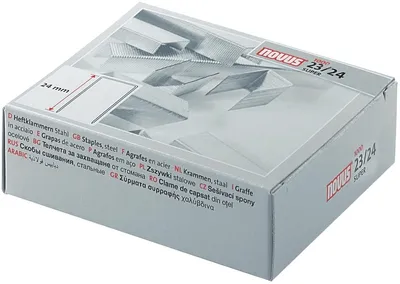 Produktbild von Heftklammern 23/24 Super verzinkt Packung mit 40 Stück