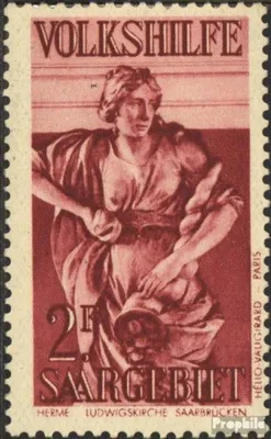 Produktbild von Briefmarken Saarland 1934 Mi 175 mit Falz Volkshilfe