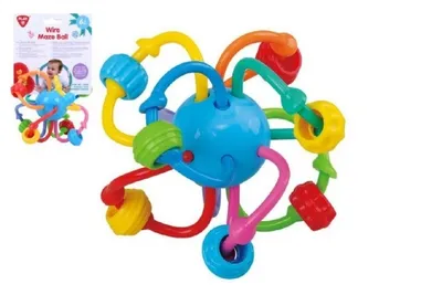 Produktbild von Rassel Ball verheddert Kunststoff 12cm 6m+