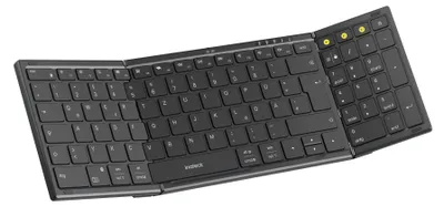 Produktbild von Inateck tragbare Falttastatur, 3 Bluetooth Kanäle, mit Ziffernblock