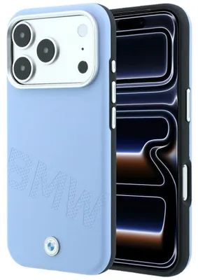 Obrázek produktu pro Pouzdro BMW Sign Inclined Deboss pro iPhone 18 Pro / 17 Pro, modrá barva