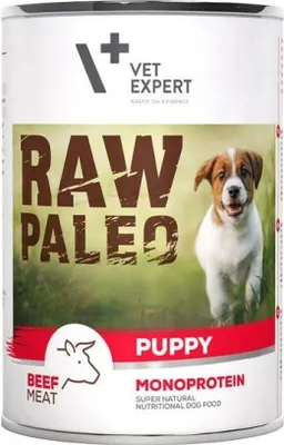 Produktbild von Nassfutter VETEXPERT Puppy Monoprotein Rind und Kalbfleisch 400 g