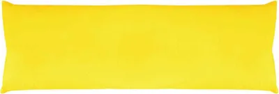 Produktbild von Seitenschläfer Kissenhülle Gelb ca. 40x120 cm – Mikrofaser Bezug, waschbar, für Körperkissen, Füllkissen und Seitenschläferkissen